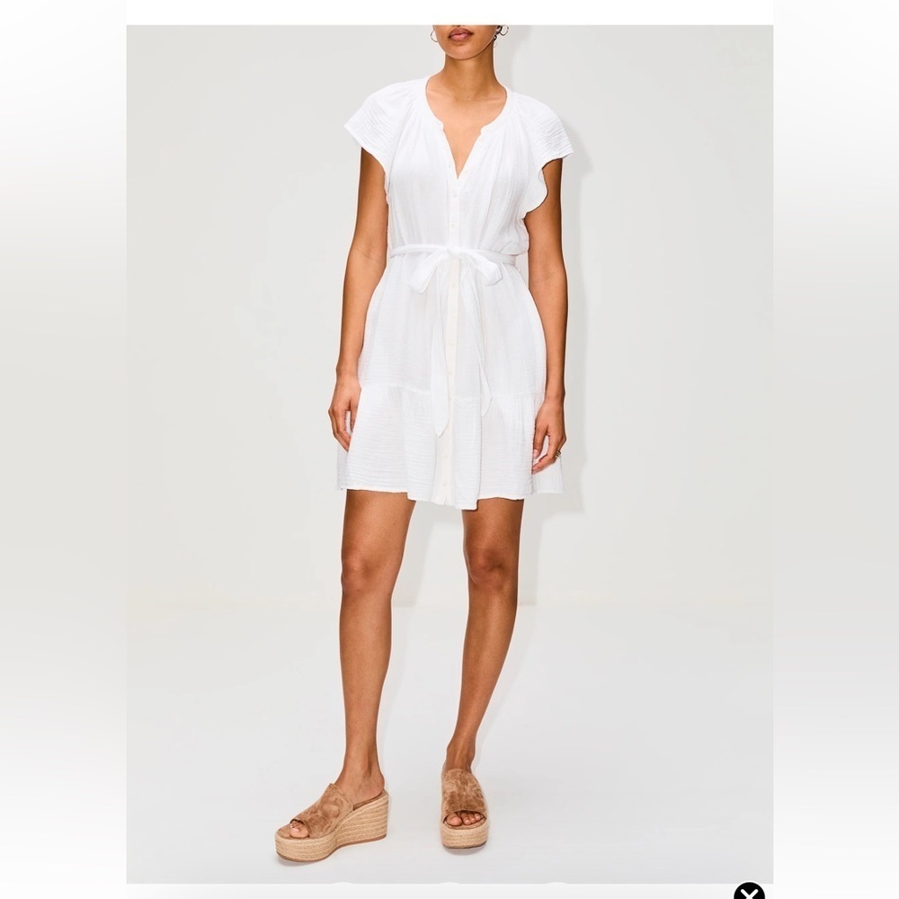 Xirena Jude Dress White Cotton Size S